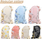 Wedding Arch Cover 7.2FT 6.6FT 6FT Spandex Arch Backdrop Cover Stretchy Backdrop for Wedding Birthday Party Decoration Baby Shower