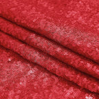 Sugargirl Red Sequin Backdrop Curtain 2 Panels 2FTx8FT Glitter Red Background Drapes Sparkle Photography Backdrop for Party Wedding Birthday Wall Decoration
