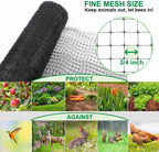 Deer Netting Fence, 8ft x 100ft Bird Netting Heavy Duty Garden Netting for Garden Protection Fruit Trees Vegetable Plants Against Birds, Deer and Other Animals
