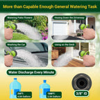 Garden Hose - Water Hose 25 FT with Swivel Handle, Flexible, Heavy Duty, No Kink, Lightweight Metal Hose for Outdoor, Yard, 304 Stainless Stee