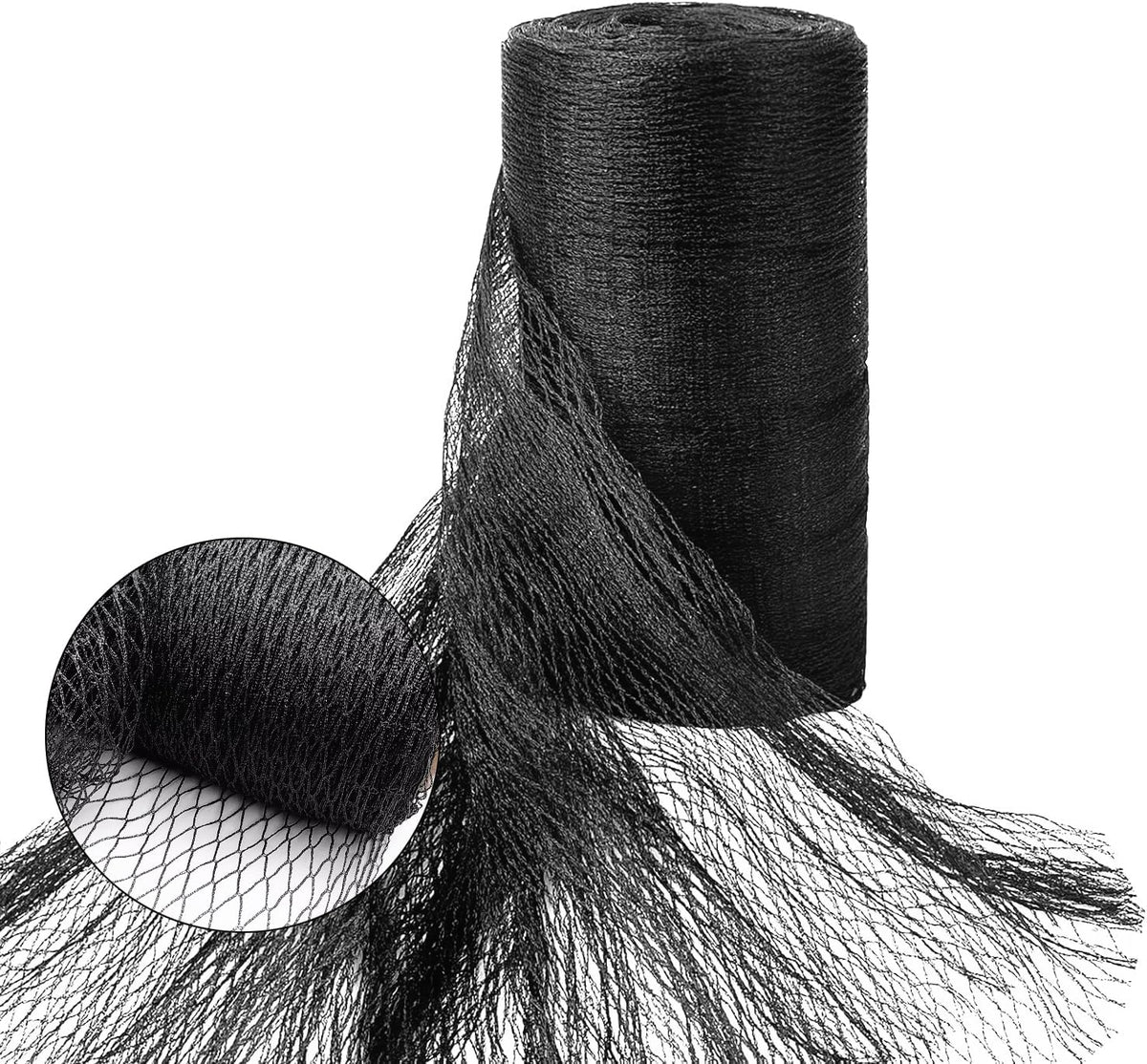 Bird Netting for Chicken Coop 50x50 Ft, 1" Mesh, Strong Woven Poultry Netting Roof Cover for Chicken Run, Heavy Duty Bird Net for Fruit Trees, Blueberry, Vegetables, Garden Protection