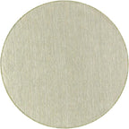 Keen Home Design Terrace Outdoor Round Rug - 8ft Round Washable Indoor/Outdoor Rug for Patio, Kitchen, Balcony, Beach, Garden, Deck and Porch, Size: 7'7" Round