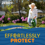 ZEBRO 4' x 100' Black Plastic Garden Fence Roll – Light Duty Mesh Fencing for Temporary Fence, Snow, Garden Netting, Animal Barrier, Agricultural Fencing & Lawn Protection
