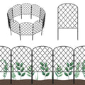 OUSHENG 10 Pack Decorative Garden Fence, Total 10ft(L) x 24in(H)