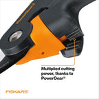 Fiskars PowerGear2 Softgrip Pruner for Branches, Optimizes Cutting Power and Leverage, Rust-Resistant Low-Friction Blade Coating for Smooth Cuts, Yard & Garden Tools