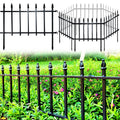 Thealyn 18"H x 22"W Decorative Metal Garden Border Fence, 5 Panels, 9.17Ft