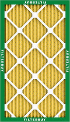 Filterbuy 16x25x1 Air Filter MERV 11 Superior Pet & Allergy Defense (12-Pack), Electrostatic Pleated HVAC AC Furnace Filters Replacement, Made in USA (Actual Size: 15.50 x 24.50 x 0.75)