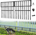 35 Panels Garden Fence Animal Barrier, 38 Ft(L) X 13 in(H) No Dig Fence for Dogs, Upgrade 1.2in Gap Garden Border Ground Defense, Rustproof Metal Outdoor Wire Fencing for Dogs, Rabbits