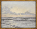 InSimSea Framed Wall Art for Living Room Vintage Ocean Scenery Wall Art Canvas Wall Decorations Maritime Scenes Artworks Canvas Prints Bathroom Pictures Farmhouse Office Home Wall Decor 8x10in