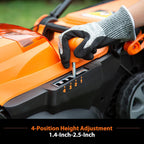 LawnMaster CLMF4815E 48V MAX* 15-inch Brushless Cordless Mower with 2X24V MAX* 4.0Ah Battery and a Dual Charger