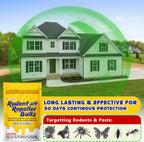 FINEFIX Moth Balls for Outdoor Use Rodents Pack of 12 Best Deterrent for Rats Mothballs Rat Repellent for Outside are Best Products to get rid of mice Permanently from Home Garage Barn Boat RVs etc
