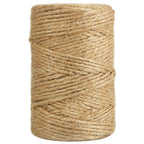 Vivifying Jute Twine, 328 Feet 3mm Strong Natural Garden Twine for Climbing Plants, Tomatoes, Crafts, Gift Wrapping and Decoration (Brown)