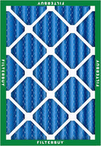 Filterbuy 16x20x4 Air Filter MERV 13 Optimal Smoke & Allergy Defense (3-Pack), Electrostatic Pleated HVAC AC Furnace Filters Replacement, Made in USA (Actual Size: 15.50 x 19.50 x 3.63)