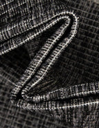 Unique Loom Outdoor Border Collection Area Rug - Soft Border (6' 1" Round Black/Ivory)