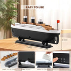 Cruise Ship Aromatherapy Diffuser with Remote Control, 250ml Essential Oil Diffuser, Cool Mist Humidifier, Jellyfish Mist Effect, LED Mood Lights, Decorative Aroma Diffuser for Home, Bedroom & Office