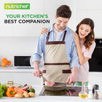 Nutrichef 22-Piece Maroon Marble Non-Stick Cookware and Bakeware Set - Professional Home Kitchen Collection with Multi-Sized Pots, Pans, and Heat-Resistant Tools