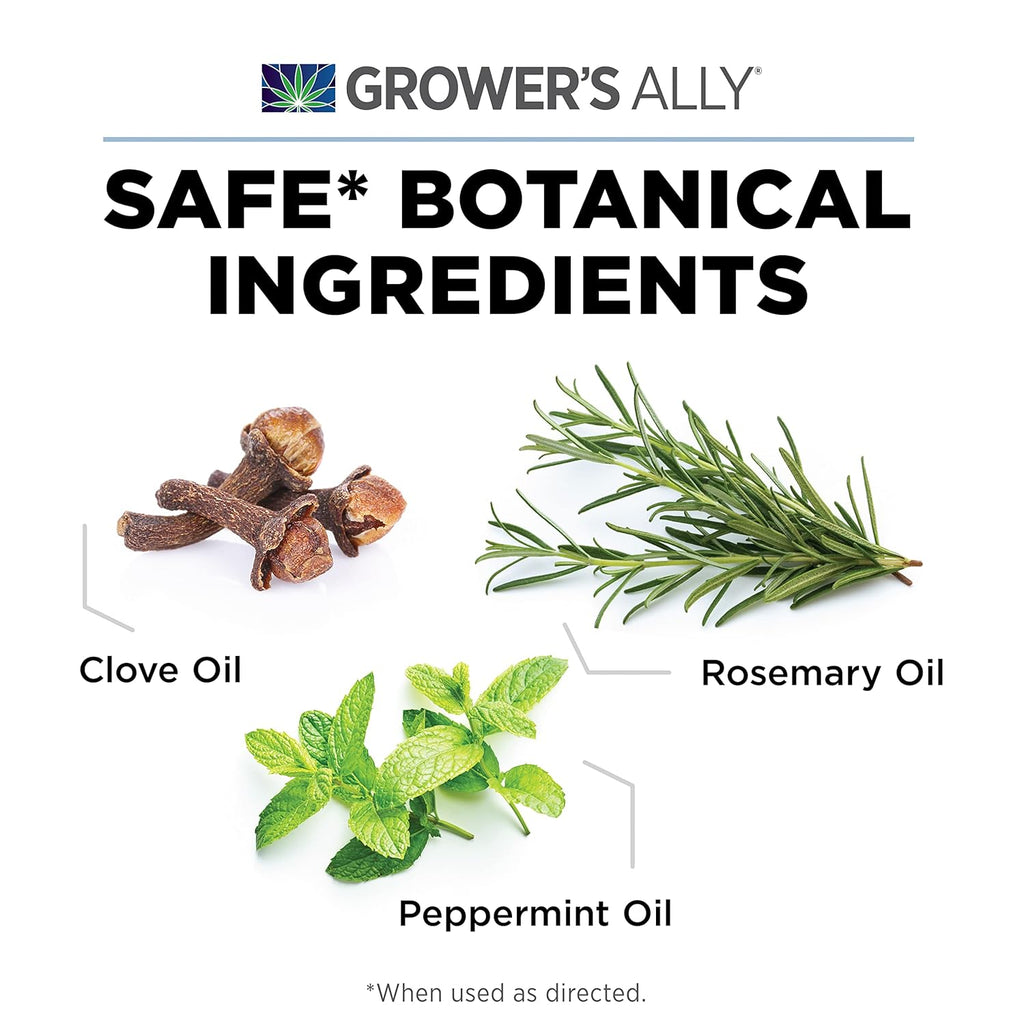 Grower's Ally Spider Mite Control Concentrate 1 gal | Natural Spider Mite & Insect Killer with Rosemary Oil - Trusted by Cultivators for Indoor and Outdoor Use