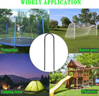 10"x2" Trampolines Wind Stakes Heavy Duty U Shape Galvanized Steel Trampoline Stakes Ground Anchors with Sharp End for Camping Tent, Garden Staples, Trampoline Pins (24)