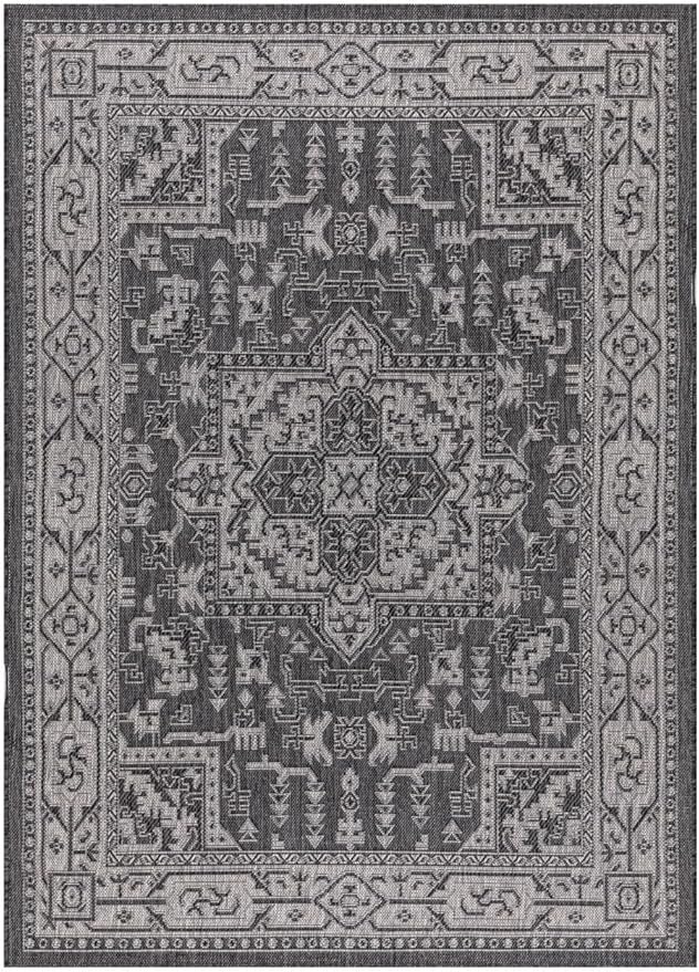 Keen Home Design Terrace Outdoor Area Rug - 12x15 Washable Indoor/Outdoor Rug for Patio, Kitchen, Balcony, Beach, Garden, Deck and Porch, Size: 12'x15'