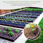 6 Inch Galvanized Garden Landscape Staples Stakes 25 50 100 PCS Anti-Rust Garden Staples U-Shaped Landscape Pins for Secure Lawn Fabric (100, 6 Inch)