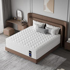 Queen Mattress, 14 Inch Queen Size Mattress in a Box with Memory Foam Hybrid, Individual Pocket Spring for Provide Support and Improve Sleep,Medium Firm