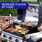 GGC 24.5" Flavorizer Bars for Weber 7539 Genesis 300 310 E310 320 Grills with Side-Controls, 5 PCS Stainless Steel Flavor Bars for Weber 7540 (24.5" L x 2.2" W x 2.3" H)
