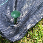 6-Inch Plastic Stakes Sturdy Plastic Stakes Anchors Rustproof for Holding Down Landscape Fabric Lawn Edging,Weed Barrier, Tents,Game Nets and Rain Tarps (100)