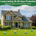 28-Pack Mouse Repellent, Long-Lasting Rodent Protection for Indoor and Outdoor Spaces, Safe for Kitchens, Gardens, RVs, and Family Areas