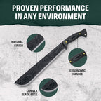 Condor Tool & Knife Outdoor Machete with Micarta Handle