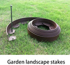 Metal Landscape Stakes,10Inch 50Pcs Landscape Edging Anchoring Spikes for Tent Spikes,Paver Edging,Artificial Turf Stakes,Tent and More (50, Black)