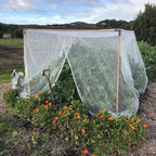 Fine Mesh Garden Netting for Protection, 10'x33' Vegetable Crop Covers Netting for Protect Fruits, Plants, Flowers, Greenhouse Cover Net, Patio Gazebo Screen Barrier