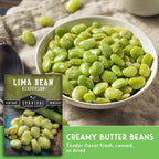Lima Bean Seeds for Planting – Henderson Butter Bean Seeds for Gardens & Classroom Science Projects, Easy to Grow Non-GMO Heirloom Variety - Survival Garden Seeds (3 Packs)