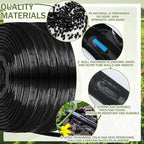1000 ft 5/8 Inch Drip Tape Irrigation Kit Drip Tape 8 Mil 8" Spacing Hose Garden Watering Tubing System Automatic Irrigation Equipment for Plant, Landscape, Yard, Lawn and Farm