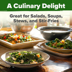 HOME GROWN 𝗨𝗦𝗔 𝗣𝗥𝗘𝗠𝗜𝗨𝗠 Collard Green Seeds - 300 Seeds for Fall Planting - High Germination 𝗡𝗢𝗡-𝗚𝗠𝗢 Heirloom Vegetable Seeds, Vates Collard Greens Seed Pack (Brassica oleracea)