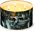 4-Wick Scented Candle - 18oz Soy Wax Blend Candle Over 50Hrs Long-Lasting Fragrance, Home Decor and Housewarming Gifts, Sage & Moss