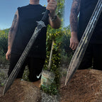 High Manganese Steel Blade Machete for Cutting Trees Heavy Duty Full Tang Outdoor Survival Hunting Tactical Sword