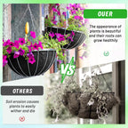 EcoBrisa 2PCS 63 * 83IN Raised Garden Bed Liner, Non Woven Fabric for Large Veg Trough, Cuttable Plant Liner Keeps Soil Contained & Water Drainage for Outdoor Planter Veg Trough