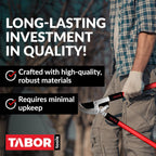 TABOR TOOLS GG11A Bypass Lopper with Compound Action, 30 Inch Tree Trimmer, Branch Cutter with ⌀ 1 3/4 Inch Cutting Capacity, Delivers Clean Cuts with Ease.