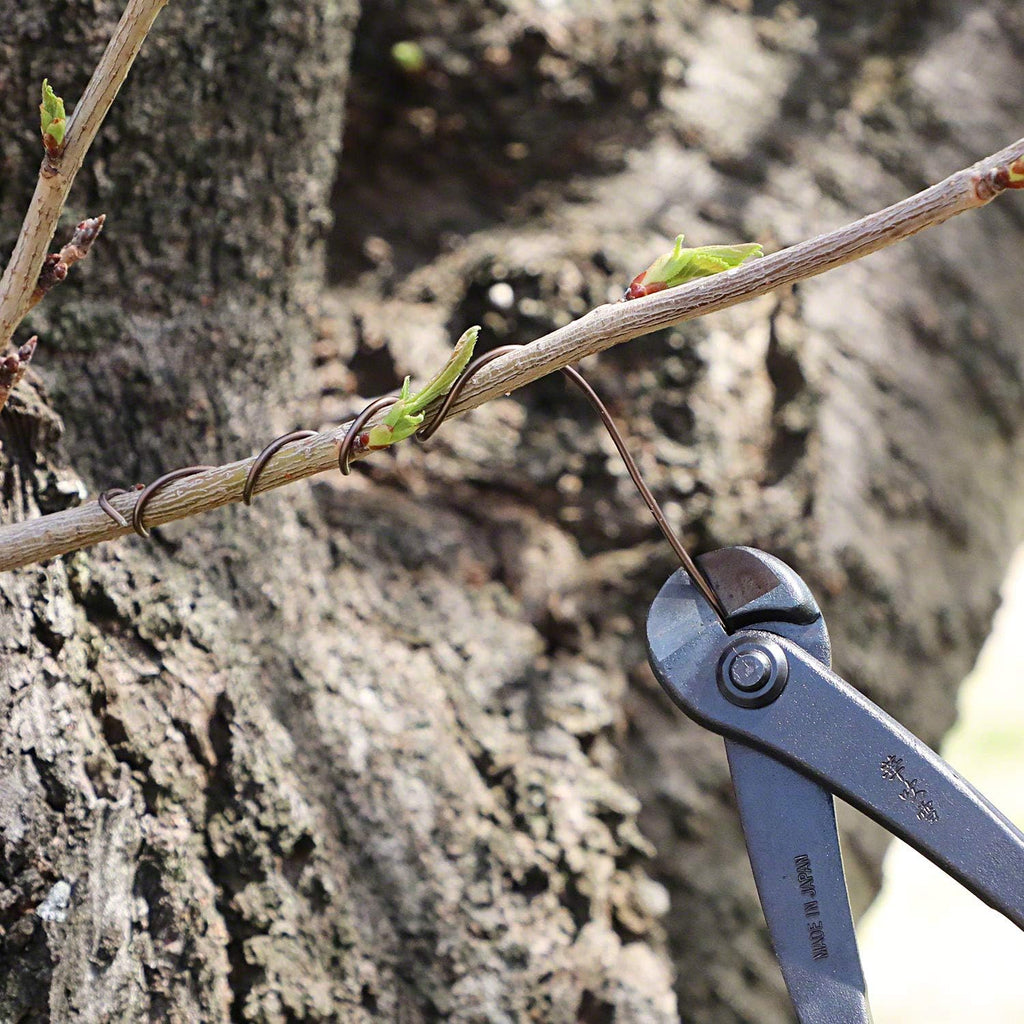Hanafubuki Wazakura Japanese Bonsai Training Wire 2.5mm, Brown Anodized Coating Aluminum Made in Japan 150g - 32.8Ft(10m) 2.5mm