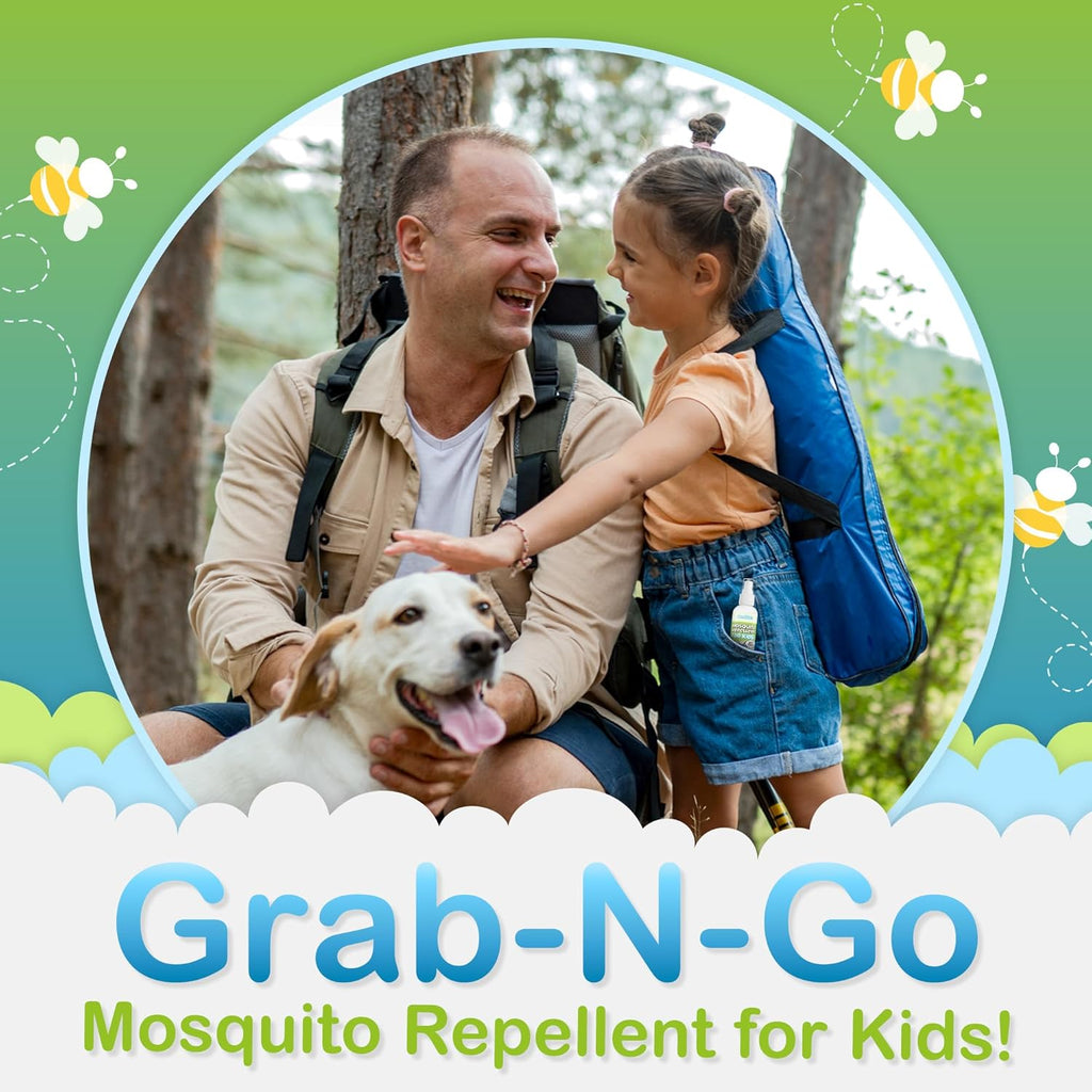 Ms. Pixie's Mosquito Repellent for Kids, DEET-Free Gentle Bug Spray for Children’s Skin & Outdoor Protection, 6 oz (180mL)