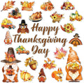 25 Pieces Thanksgiving Harvest Decoration Magnets for Refrigerator, Decorative Magnetic Fridge Stickers, Magnet Fall Autumn Signs Holiday Ornaments for Dishwasher Garage Door Kitchen Mailbox