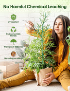 NiHome Comprehensive Plant Support Stake Set of 8 - Durable, UV Resistant 39.5" Stakes with Extension Poles, Orchid Clips & Plant Ties for Climbing Indoor & Outdoor Plants, Monstera, Pothos & More