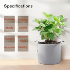 Grow Bags,Gallon Pot,Gallon Grow Bag,Fabric Plant Vegetable Pots,15-35 Gallon Nursery Pots,Deep Plant Pot, Gallon Grow Bags with Handles,3pcs (35 Gallon)
