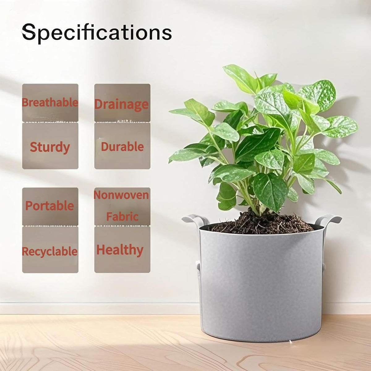 Grow Bags,Gallon Pot,Gallon Grow Bag,Fabric Plant Vegetable Pots,15-35 Gallon Nursery Pots,Deep Plant Pot, Gallon Grow Bags with Handles,3pcs(20 Gallon)