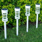 8 Pack Solar Pathway Lights, LED Solar Lights Outdoor Waterproof, White Outdoor Garden Landscape Lighting for Yard, Walkway, Driveway Path