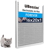 UBeesize 16x20x1 Reusable Electrostatic Air Filter HVAC AC Furnace Filter,MERV 8,Washable, Lasts a Lifetime,Permanent Air Filter,Breathe Fresher,Home And Office(Actual Size:15.5x19.75x0.82 Inch)