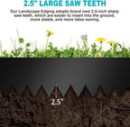 6 Inch Metal Landscape Edging, 6 Pack Heavy Duty Galvanized Steel Garden Edging,Steel Landscape Edging with 7 Clips for Lawn, Pathway, Yard