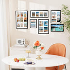 Vittanly 12x16 Collage Picture Frame, Displays 4Pcs 5x7 Pictures with Mat, Picture Frames Collage Wall Decor for Horizontal or Vertical Display, Black, 1 Pack