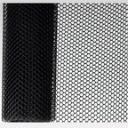 XIFENG Plastic Chicken Wire Mesh Fence Roll, Plastic Fencing Poultry Fencing Netting for Garden Fencing Farm Cats Dogs Rabbit Snake Animal Barrier(Size:0.47''mesh-65'L x 3.3'W Roll,Color:Black)