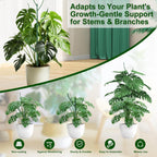 5 Pack Stackable Monstera Plant Support Stakes for Indoor & Outdoor Plants, Garden Accessories for Climbing & Potted Plants, Plant Sticks for Vine Training & Stem Stabilization